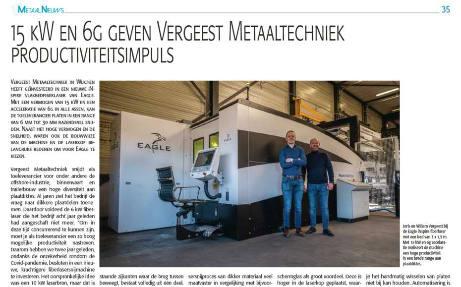 Eagle in Metaalnieuws